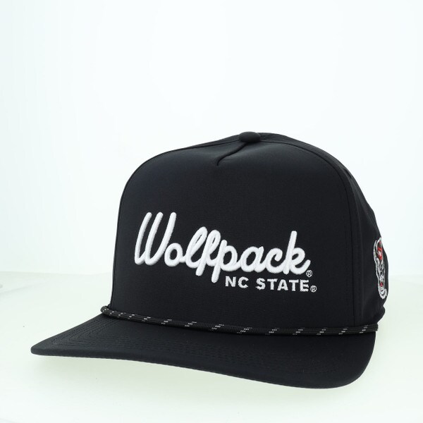 Black Reclaim Caddy Hat With Rope -